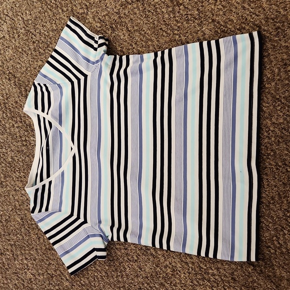 Croft & Barrow V-Neck Striped Classic Tee Shirts Size 1X - Picture 6 of 9